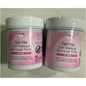 Beauty 360 Oil-Free Gentle Eye Makeup Remover Pads 80CT 2 Pack
